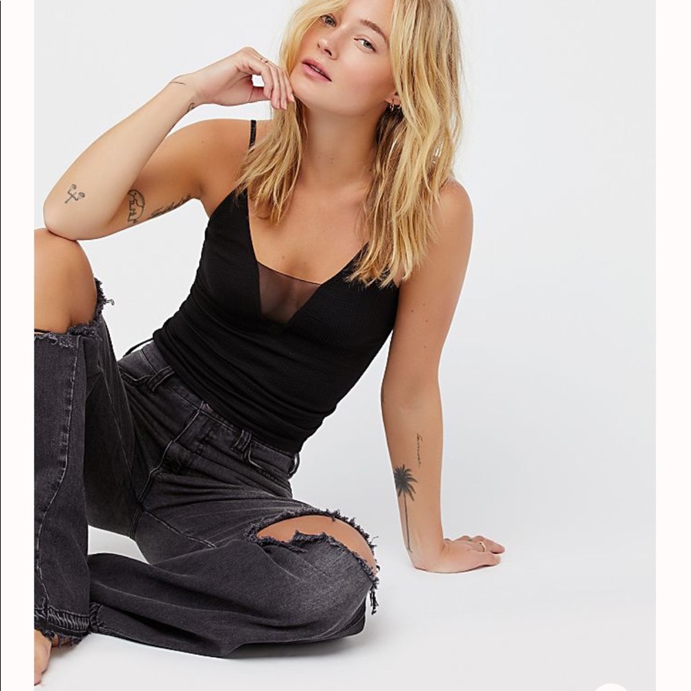 Free people Tank NWT BLACK